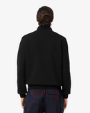 Agasalho de Lã com Zíper Gola Alta