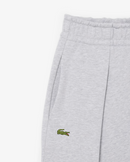 Calça de crocodilo com pregas de perna larga