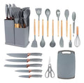 Kit 19 Peças Utensílios de Cozinha Completo com Tábua