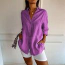 [Liquidação: Compre 1 e Leve 3] Camisa Ibiza em Linho de Algodão com Design Semi Plissado