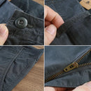 CALÇA RETA MASCULINA EM SARJA - KIT 4 UNIDADES (COD 2)